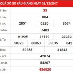 Dự đoán kết quả xổ số Hậu Giang ngày 9-12-2017 Vip nhất