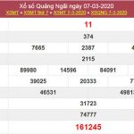 Chốt số kết quả XSQNG 14/3/2020 – Dự đoán KQXS Quảng Ngãi