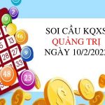 Chốt số xổ số Quảng Trị ngày 10/2/2022 hôm nay thứ 5